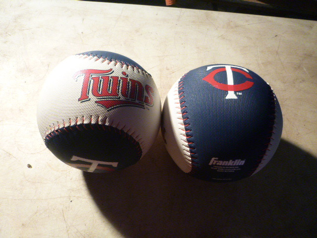 lot 38 image: 2 Franklin Minnesota Twins Balls