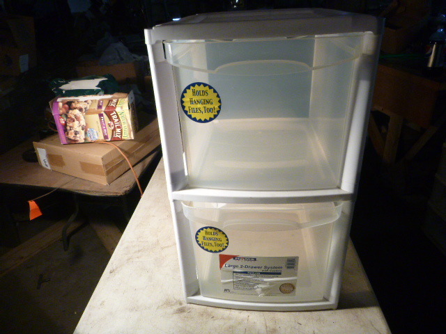 lot 76 image: 2 Drawer Storage Unit