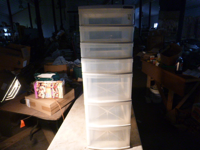 lot 78 image: 7 Drawer Storage Unit