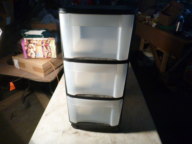 lot 79 image: 3 Drawer Storage Unit