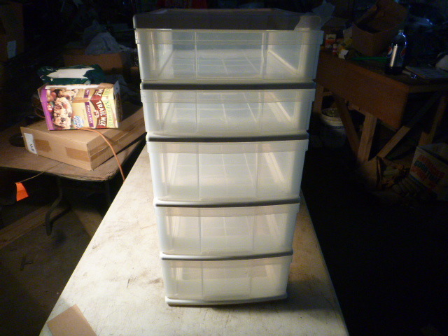 lot 80 image: 5 Drawer Storage Unit