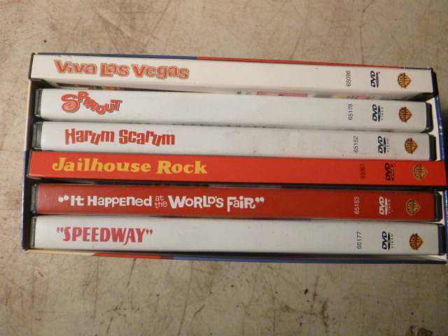 lot 86 image: 6 Elvis DVDs