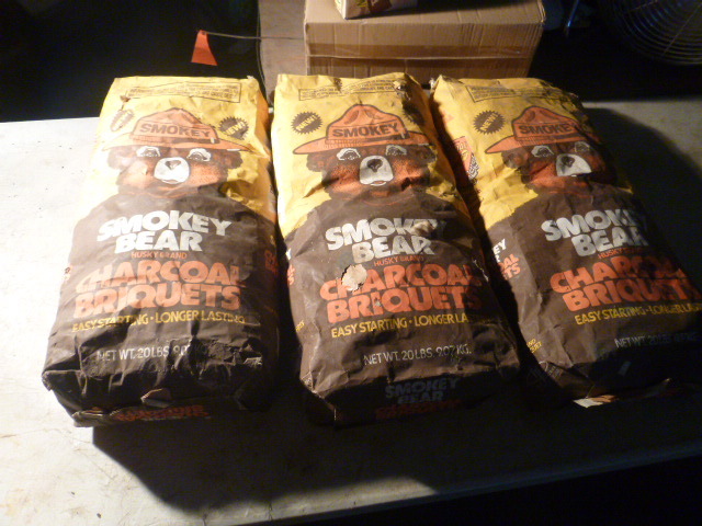 lot 157 image: 3 Bags of Charcoal