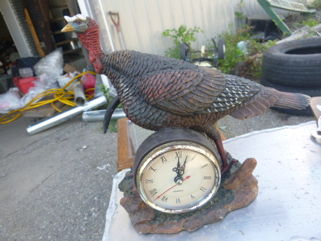 lot 201 image: Wild Turkey Clock