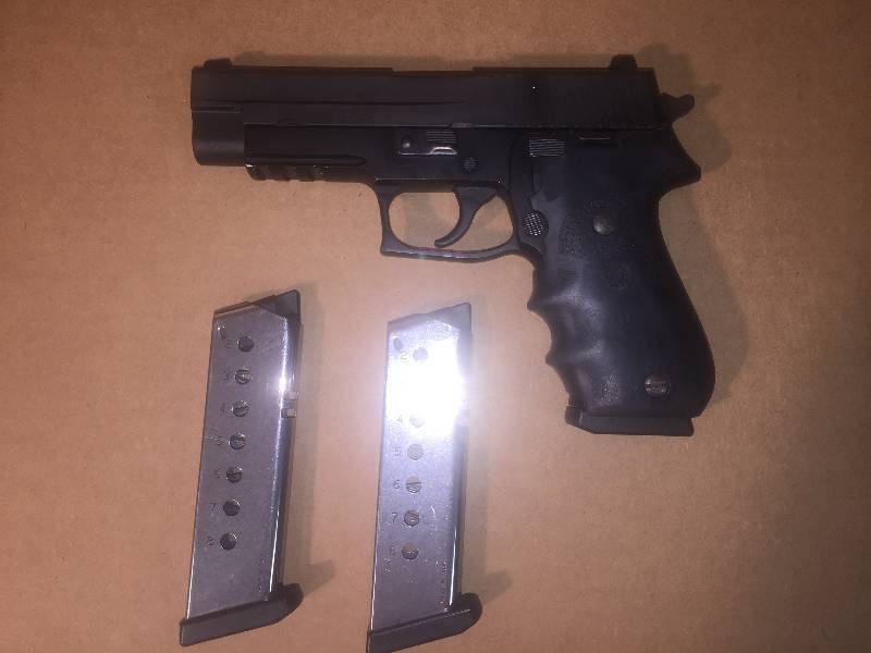 Sig Suaer P220 Stainless .45 semi-auto pistol