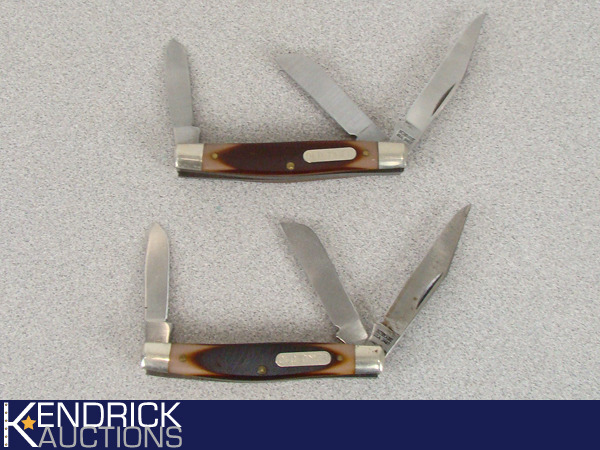 2 Vintage Schrade Old Timer 340T Pocket Knives