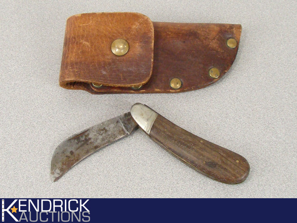 VERY Rare Vintage Bonzer Inc. Germany Whaling Knife with Leather Sheath