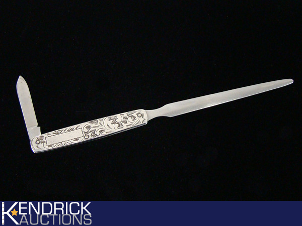 Sterling Silver Letter OpenerFolding Knife