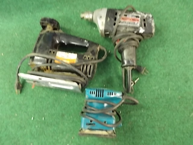 Drill, Sander, Scroller Saw