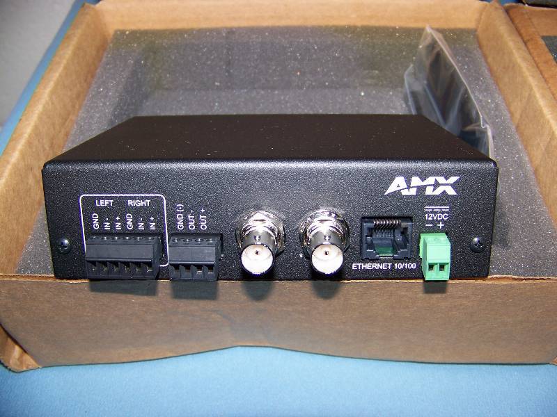 lot 81 image: (4) AMX, NXA-AVB  Ethernet, Breakout Boxes