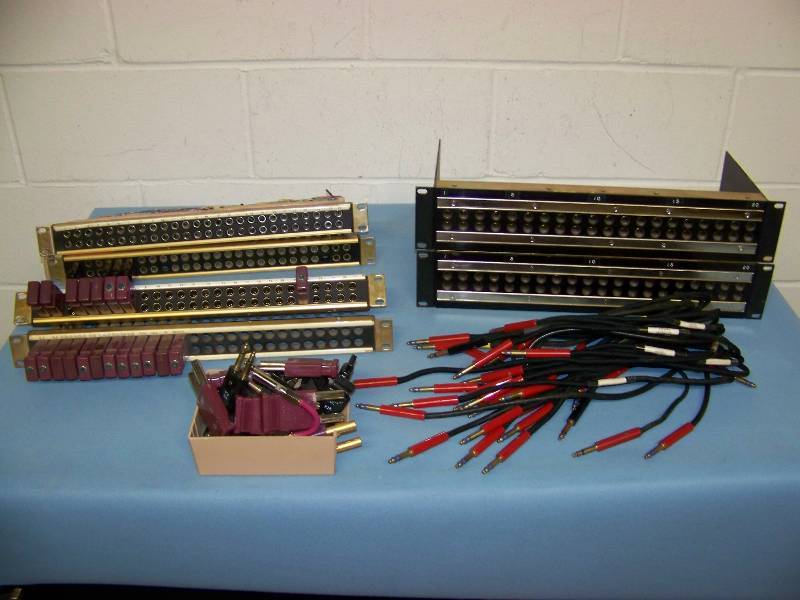 lot 76 image: Patch Panel Cases  Frames and Cables  Plugs