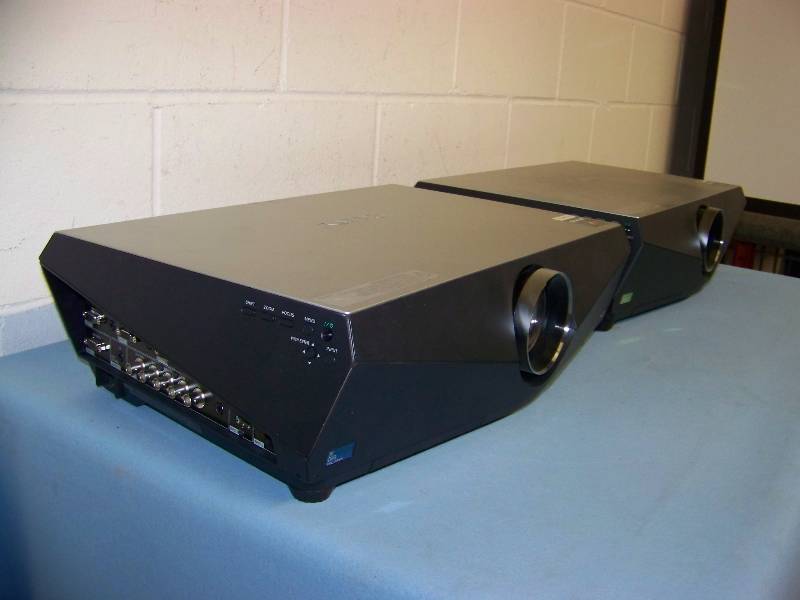 lot 103 image: (2) Sony, LCD Projectors for PARTS  REPAIR