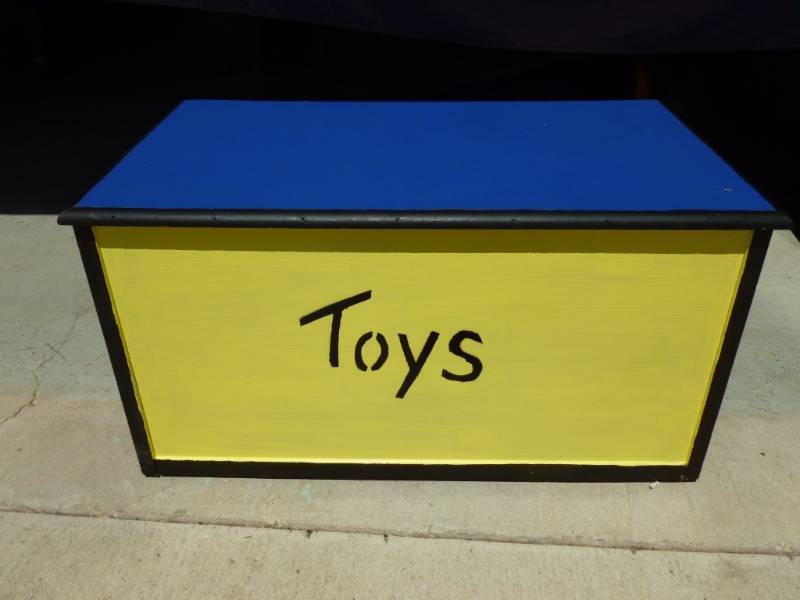 Wooden Toy Box