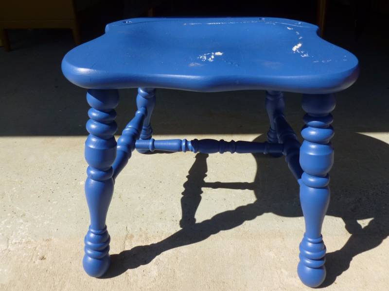 Painted Garden Stool