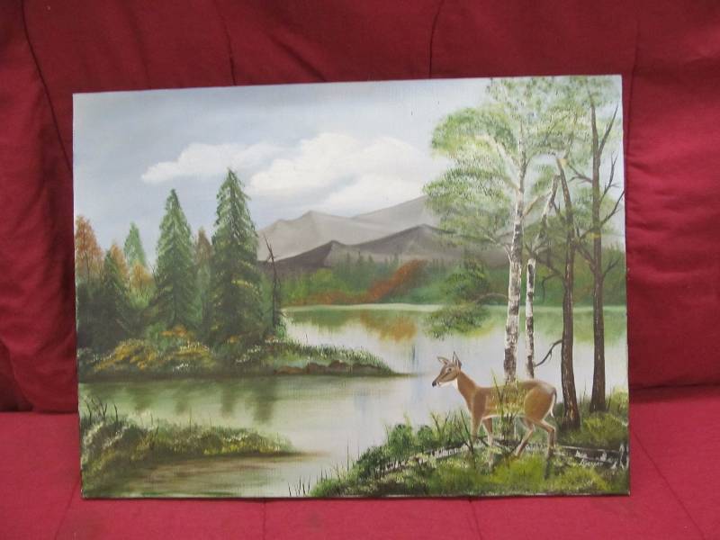 Canvas painting