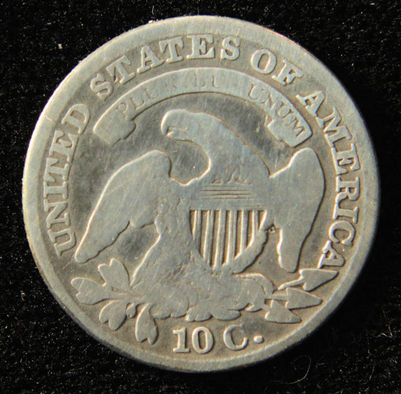 lot 7 image: 1832 US CAPPED BUST SILVER DIME