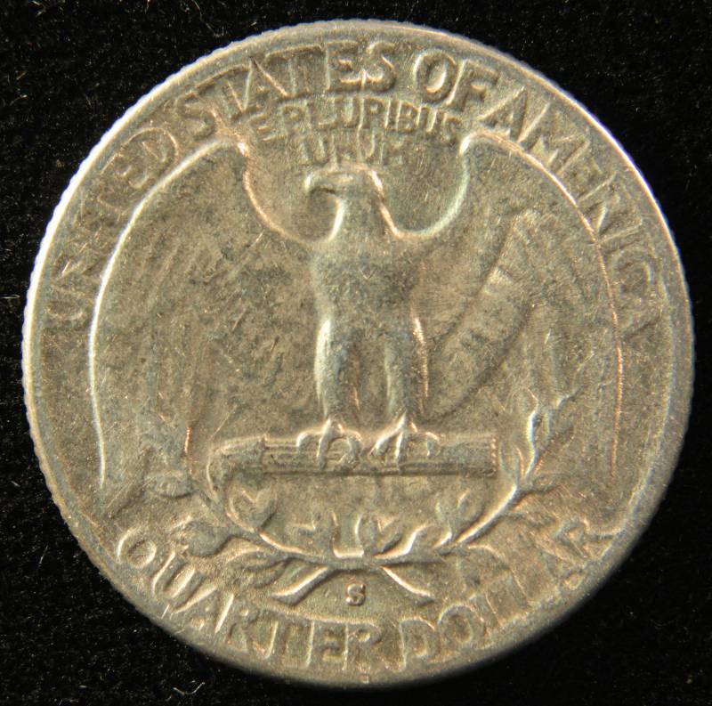 lot 31 image: 1953 S WASHINGTON SILVER QUARTER XF