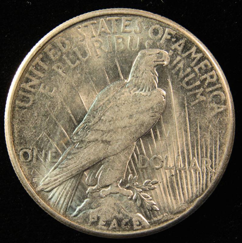 lot 35 image: 1923 S PEACE SILVER DOLLAR XF