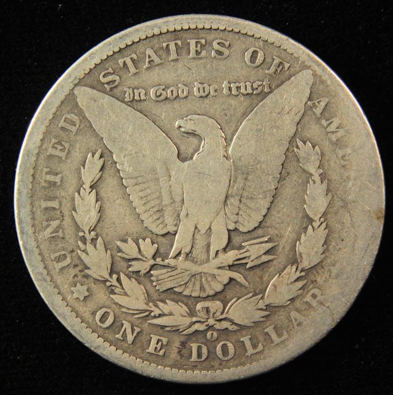 lot 36 image: 1900-O MORGAN SILVER DOLLAR
