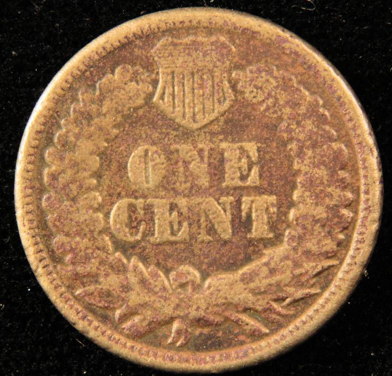 lot 39 image: 1860 INDIAN HEAD CENT GOOD DETAILS CORROSION