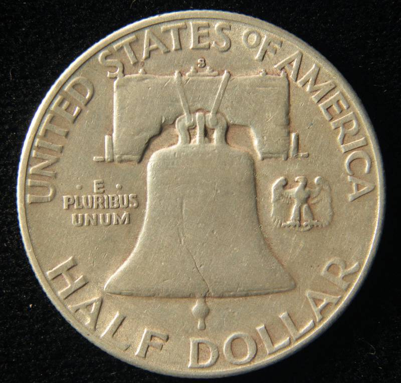 lot 44 image: 1952 S FRANKLIN SILVER HALF DOLLAR