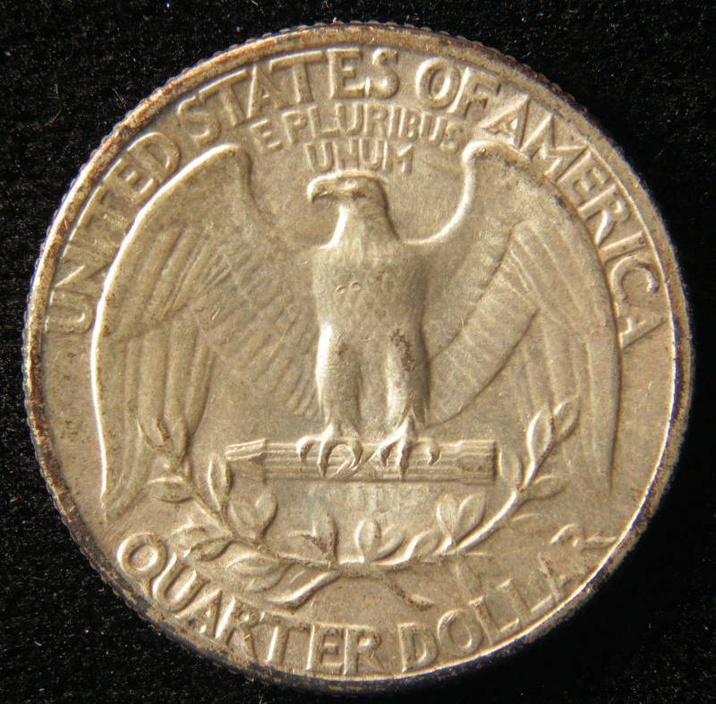 lot 54 image: 1942 WASHINGTON SILVER QUARTER AU