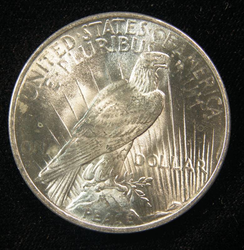 lot 68 image: 1922 PEACE SILVER DOLLAR AU  UNC