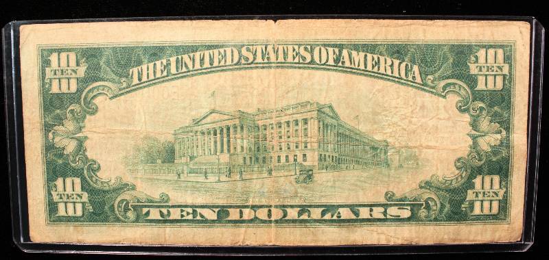 lot 90 image: SERIES 1929 NATIONAL BANKNOTE SMALL SIZE TYPE 1 FIRST & AMERICAN NB DULUTH MINNESOTA CHARTER # 3626