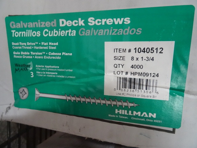 New box of human brand galvanized d...