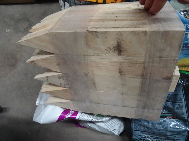 New approximately 50 wooden stakes....