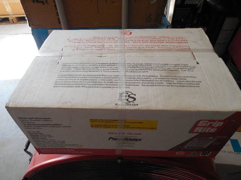 lot 5 image: NEW - Case of Grip Rite coil nails 1 34