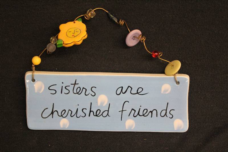 lot 36 image: Ceramic sign