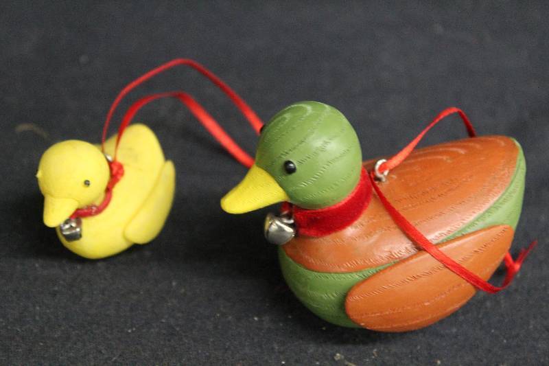 lot 44 image: Duck Ornaments