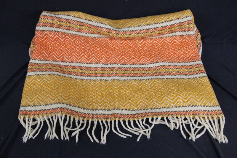 lot 74 image: Wool Throw Blanket