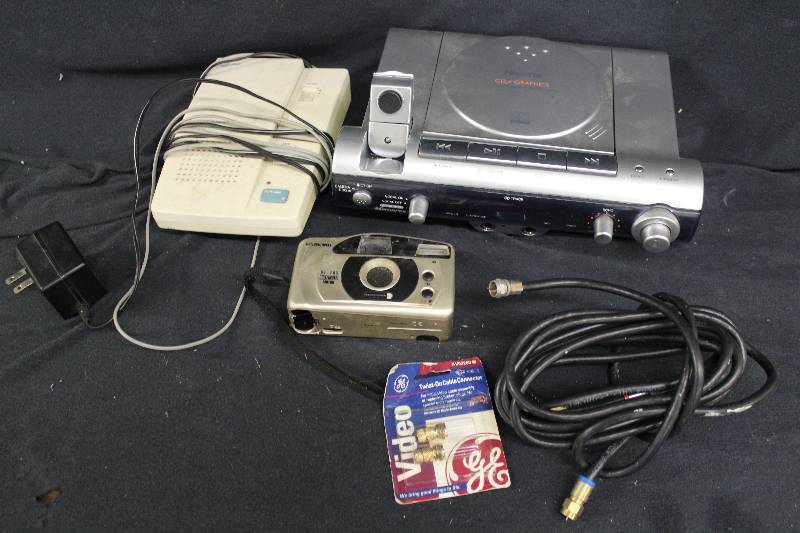 lot 89 image: Answering Machine, camera, Coax, Karaoke