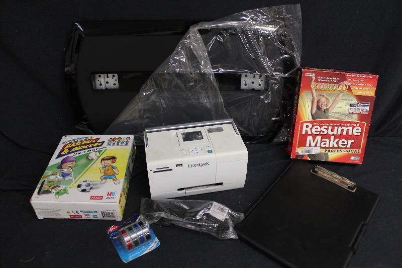 lot 90 image: Photo Printer, Software, Clip Board & Misc