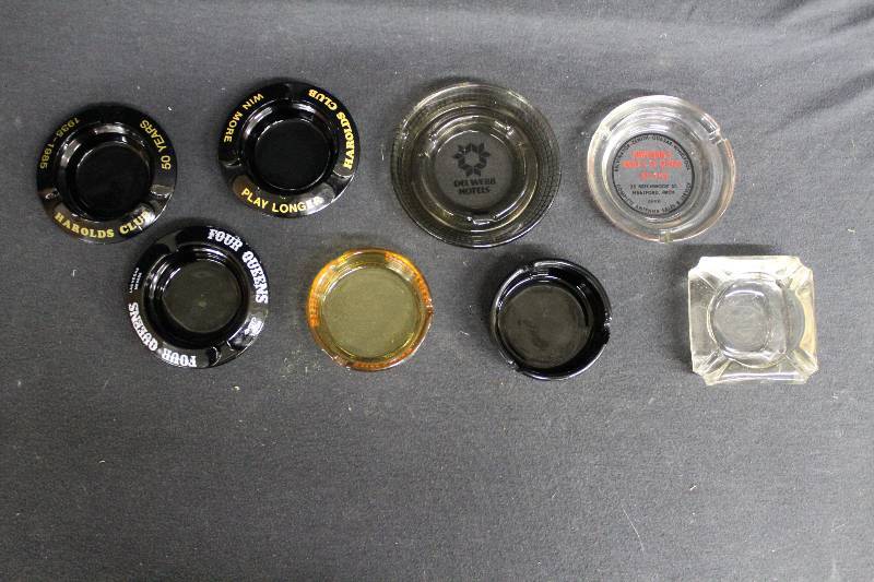 lot 153 image: Glass Ashtrays
