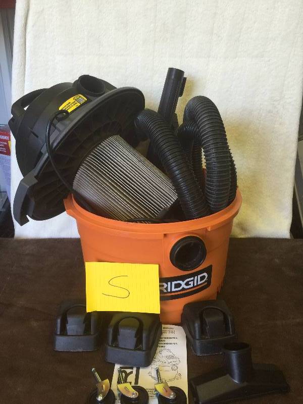 Ridgid Wet - Dry Vac WD0670 3.5 HP used tested works well