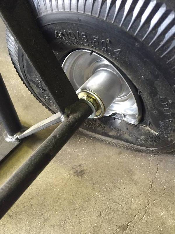 Heavy Duty D Handle 800 Lb hand Truck Damaged wheel