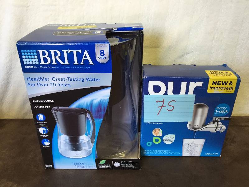 Brita pitcher and Pur filter