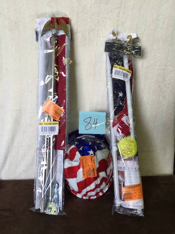 Lot of USA Flags