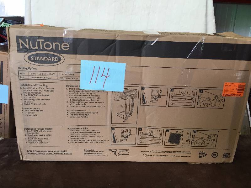Nutone Standard Range Hood 30