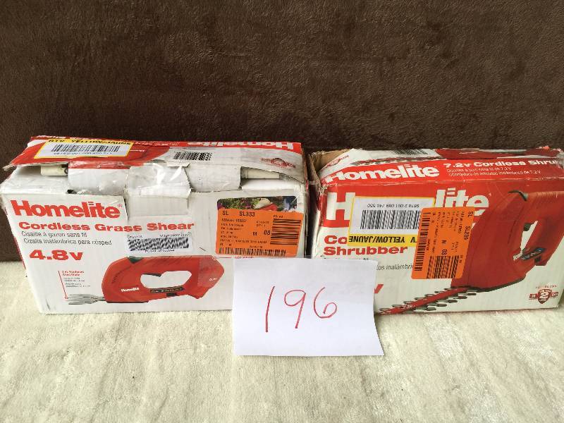 Lot of 2 Homelite Garden Tools