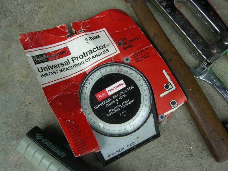 lot 68 image: Red toolbox and tools