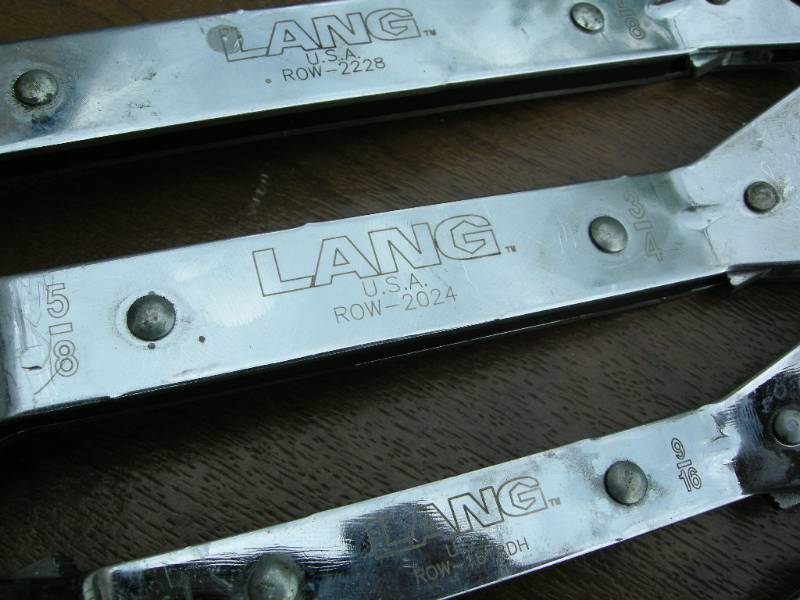 lot 71 image: Lang offset ratcheting wrenches