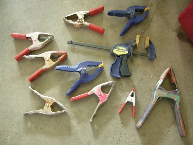 lot 80 image: Group clamps