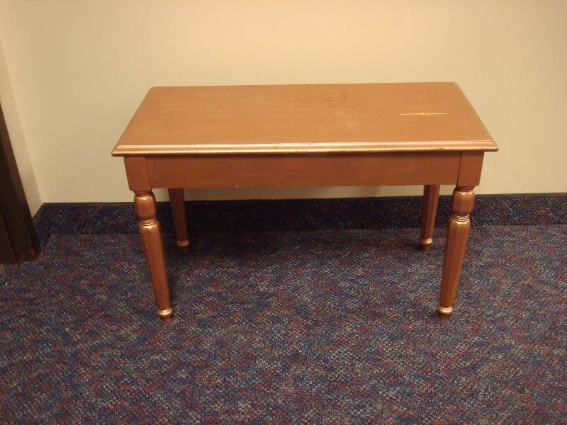 lot 21 image: Piano Bench With Storage, Some Marks
