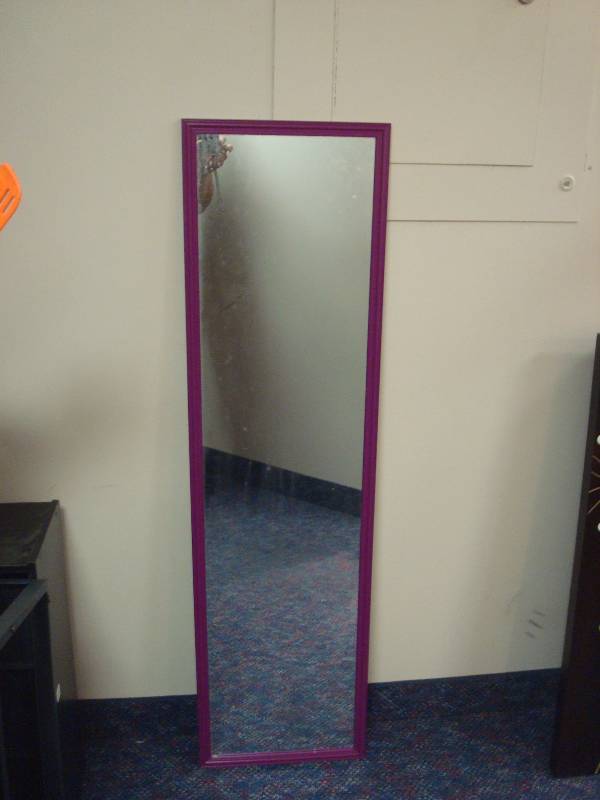 lot 35 image: Purple Boarder Mirror