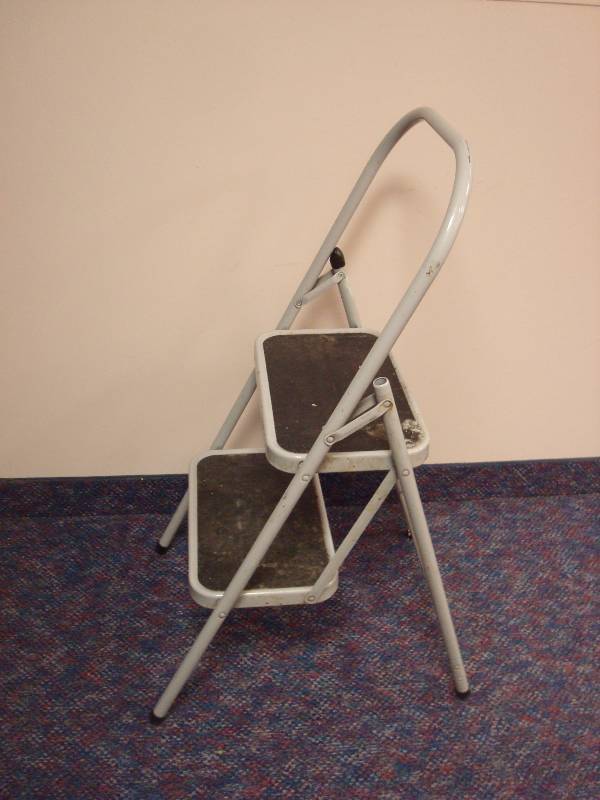 lot 36 image: Folding Step Stool, Some Wear