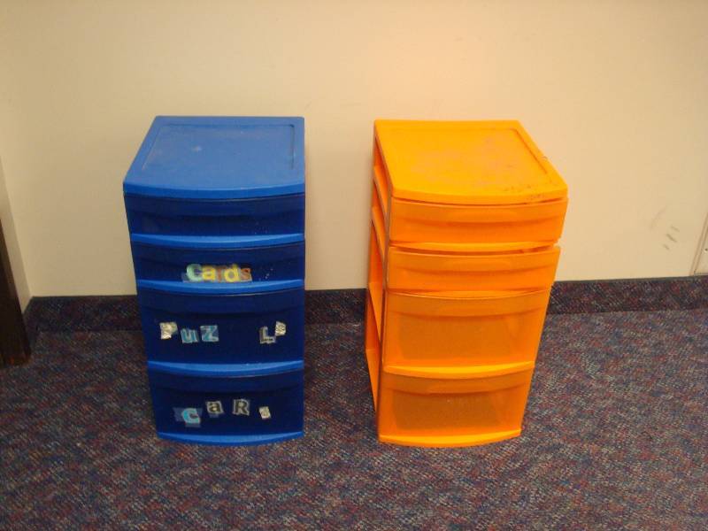 lot 38 image: Pair Of Plastic Storage Containers